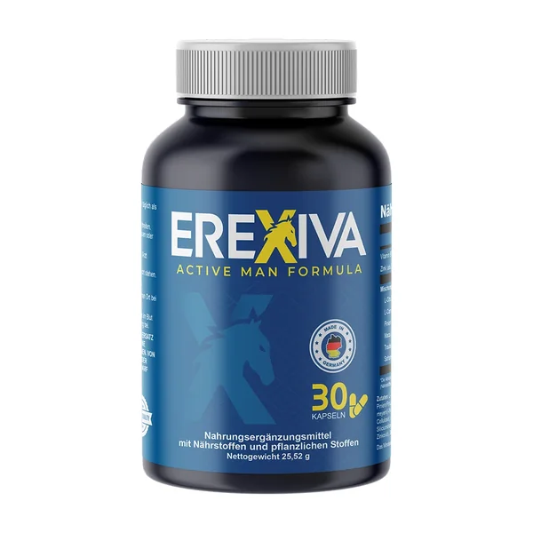 Erexiva Active Man Formula im Test: Dose mit 30 Kapseln