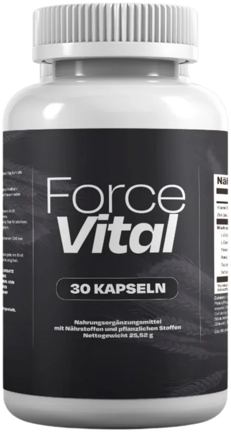 ForceVital Kapseln im Test: Flasche mit 30 Kapseln
